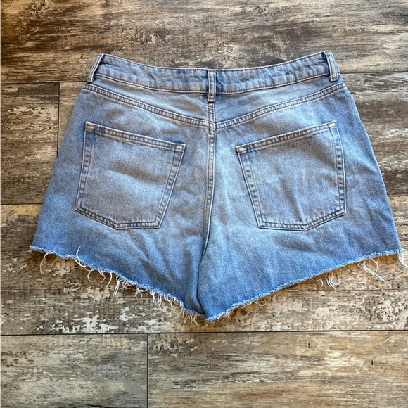 Topshop Moto Mom Denim Shorts - Size US 12 - Picture 6 of 6